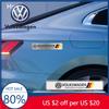 Pro VW Volkswagen Jetta MK5 Golf personalizovaná dekorace do auta 3D hliníková slitina odznak nálepka pro Volkswagen VW Scirocco CC GOLF 7