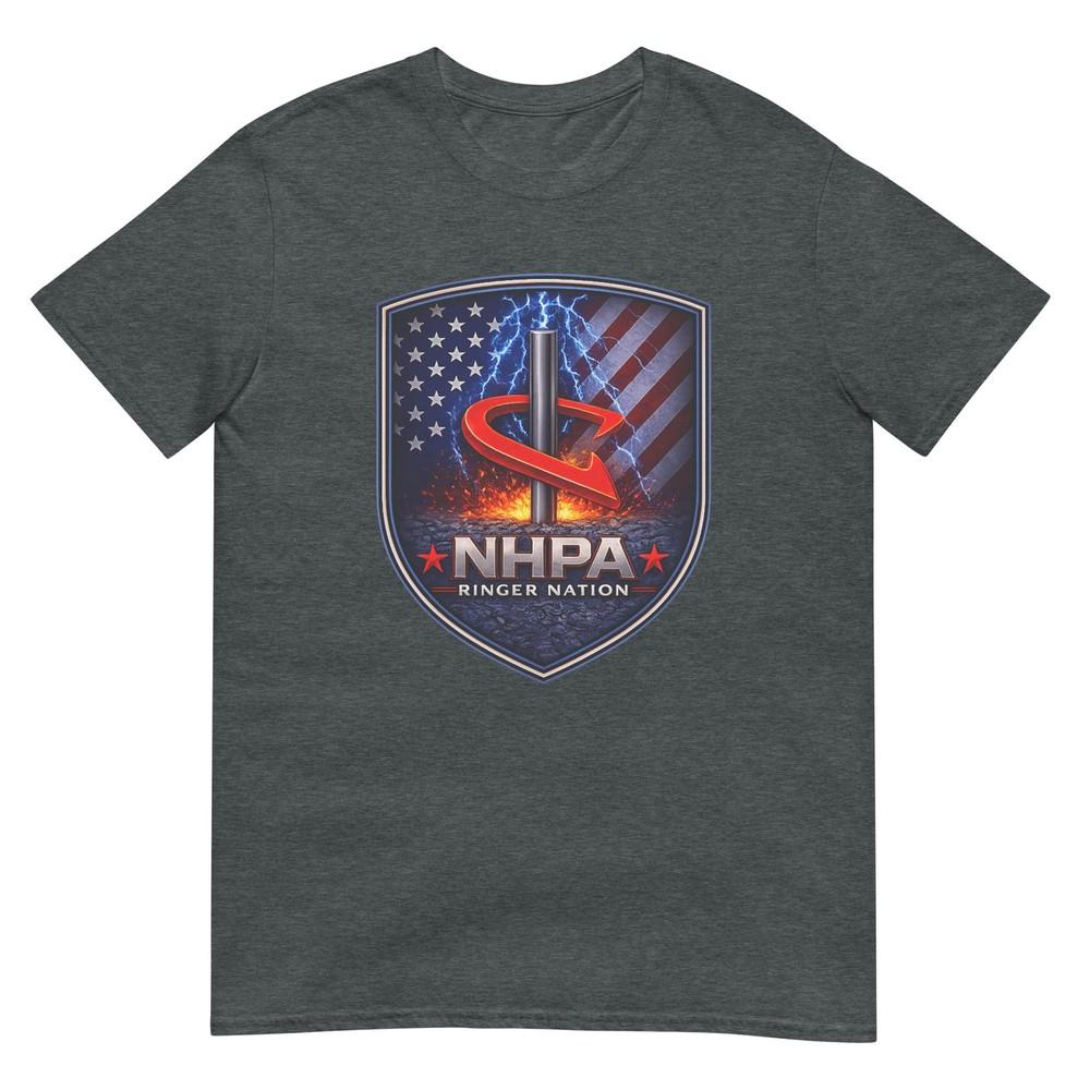 National Horseshoe Pitchers Nhpa Ringer Nation Front TShirt