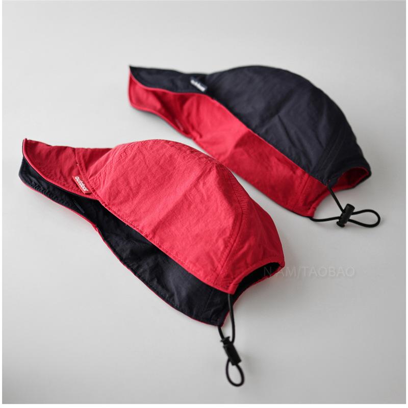 Summer Double-sided Wear Quick Dry Foldable Baseball Cap, Unisex Outdoor Sports Sun Hat for Cycling Running