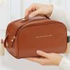 Large Capacity Makeup Pouch (Brown) Cosmetic Pouch