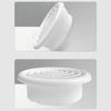 Rotatable Circular Air Vent Louver Soffit Vent with Mesh Ventilation Cover ABS Texture Suitable for Bathroom and Kitchen