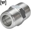W Baipu DN20 304 Stainless Steel Hex Nipple