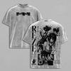 Reze Chainsaw Man Manga T-shirt Harajuku Anime Vintage Lavato T-shirt Uomo Donna Abbigliamento Estivo Casual Cotone Largo T-shirt Abbigliamento