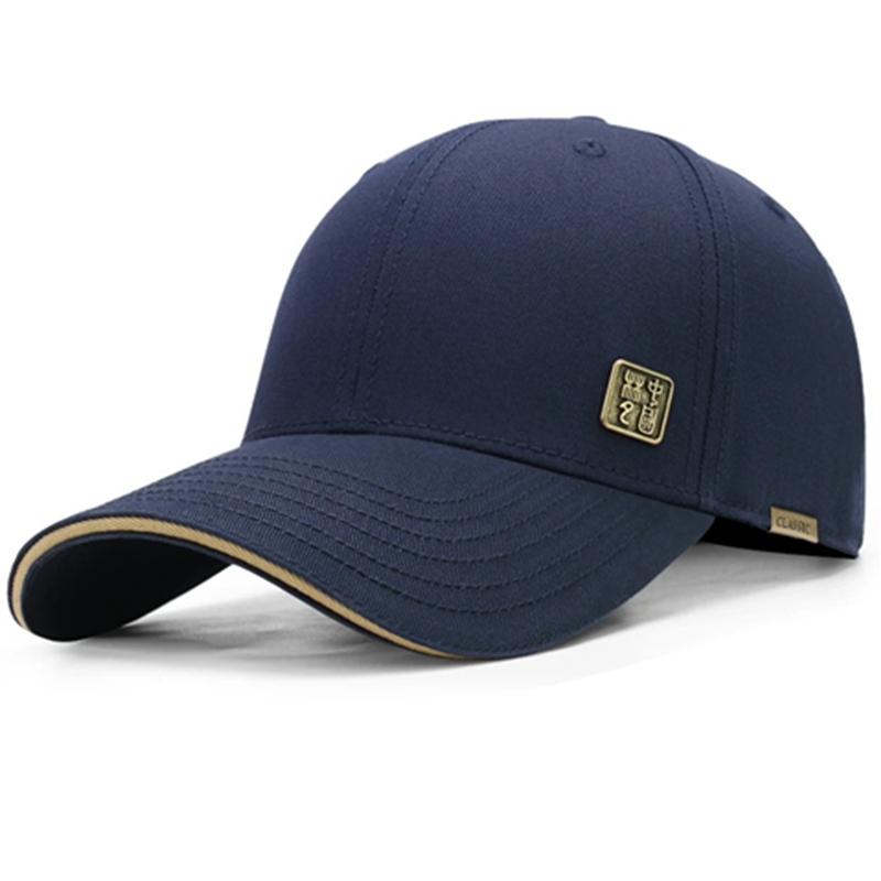 UP POSITIVE Nieuwe Stijl Hoge Kwaliteit Baseballpet Voor Mannen Vrouw Buiten Vissen Sport Hoed Mannelijke Vrije Tijd Snapback Pet 56cm-60cm marineblauwe kleur