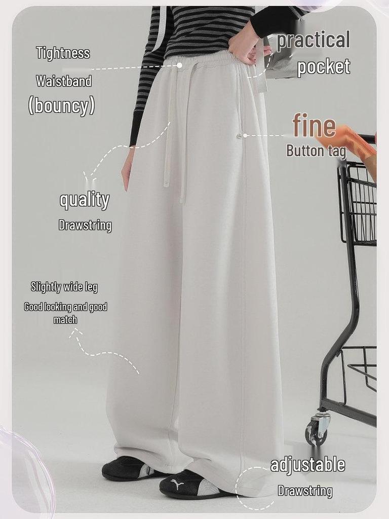 Girls' Wide-Leg Pants: Spring & Autumn Casual for Teens & Big Kids