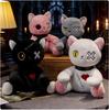Gotischer Darkpunk Stil Dunkles Thema Stimmung Katze Plüschtier Weiches Kissen Cartoon Kätzchen Kuscheltier Halloween Geschenke