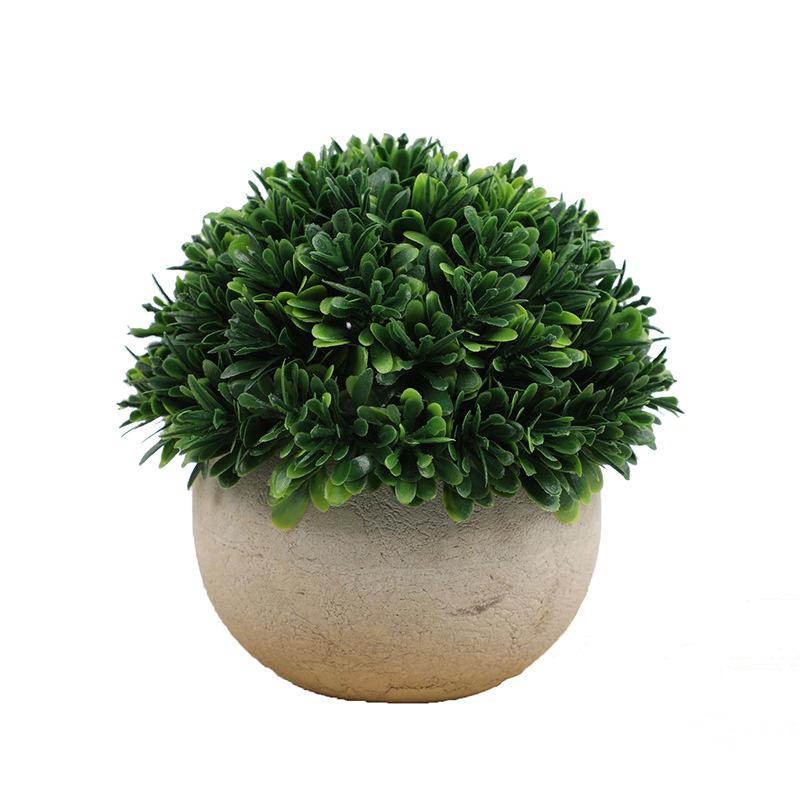 Simulation Green Plant Mini Pot Fake Plants Fake Flowers Bonsai Indoor Living Room Desktop Decoration Photo Props