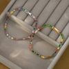 18K Gold Platinierte Regenbogen Baguette CZ Tennisarmband – Luxuriöser Bunter Schmuck, Funkelndes Geschenk für Frauen
