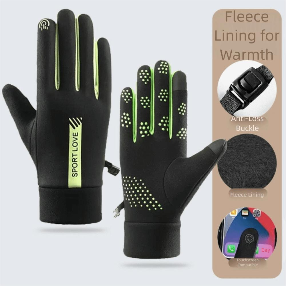 Plüsch-Skihandschuhe Verdickte Touchscreen-Handschuhe Unisex Winter Warme Handschuhe Outdoor