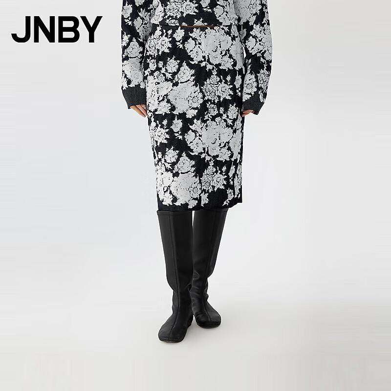 JNBY Women s Peony Jacquard Midi Skirt M