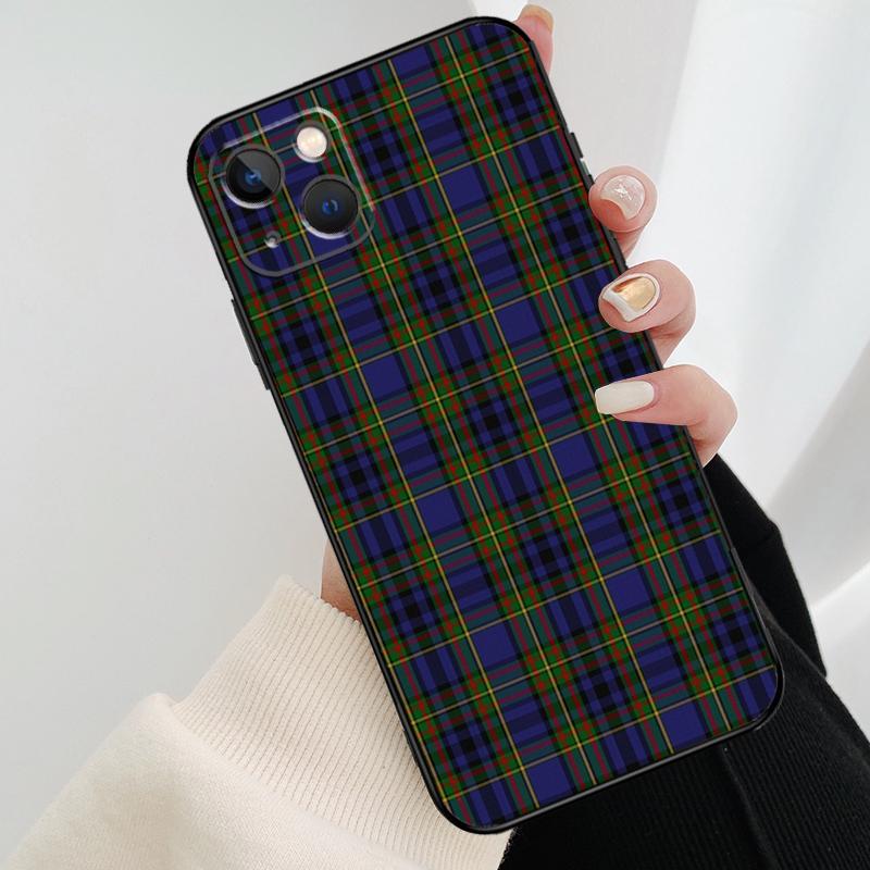 Clan Stewart Tartan Muster Handyhülle Für iPhone 17 Pro Max 15 14 13 11 12 16 Pro Max mini 15 16 Plus 16e 17 Air Cover