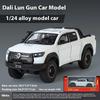 1/24 Great Wall Motor GWM Cannon POER Off Road SUV Alloy Diecast Car Model Sound & Light Boutique Decorative Interior Decoration