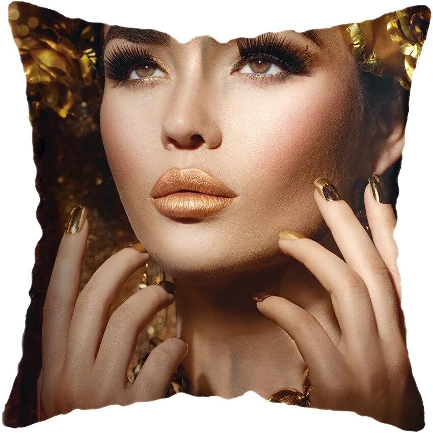 

Домашний декор, модные афро черные женские диванные наволочки для девочек, наволочки для спальни и гостиной 45x45cm