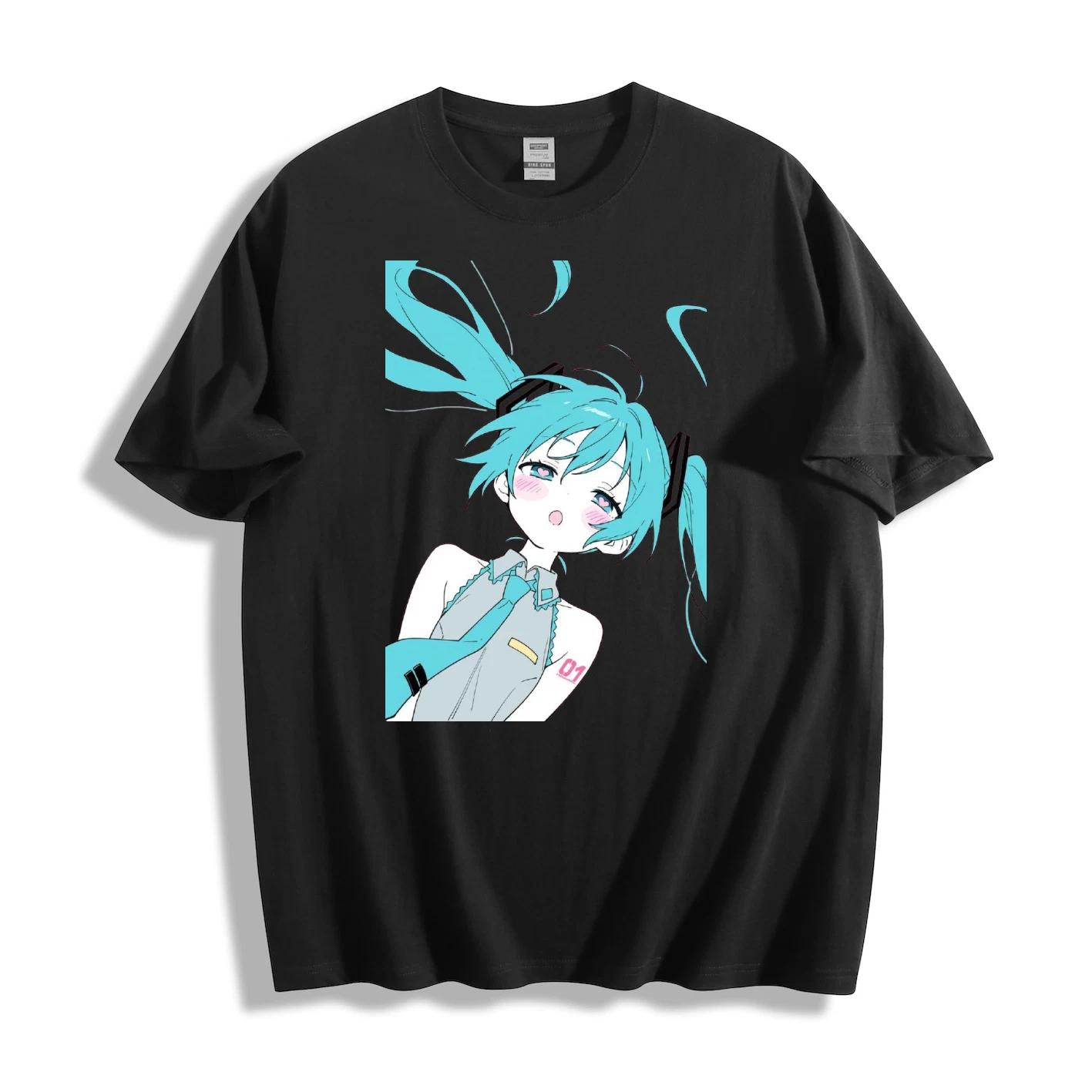 Hatsune Miku Windblown Twin Tails T-Shirt XXL