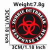 Zombie Outbreak Survival Sprint Brosche - Metalllegierung Abzeichen Accessoire