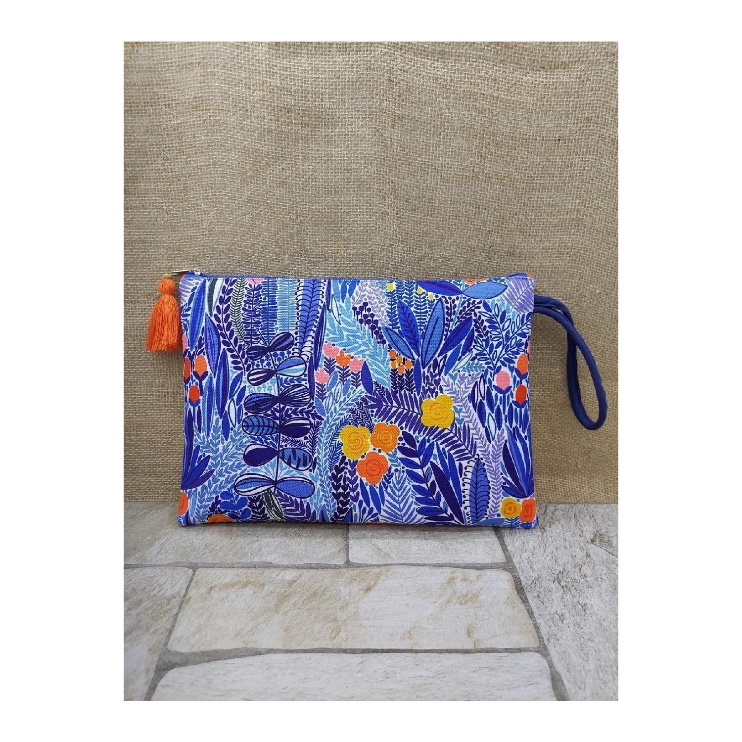 

Сумка-портфель Saks Blue Flowers Standart синий