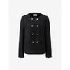 Cc Collect Gold Button Tweed Jacket C261msf001c