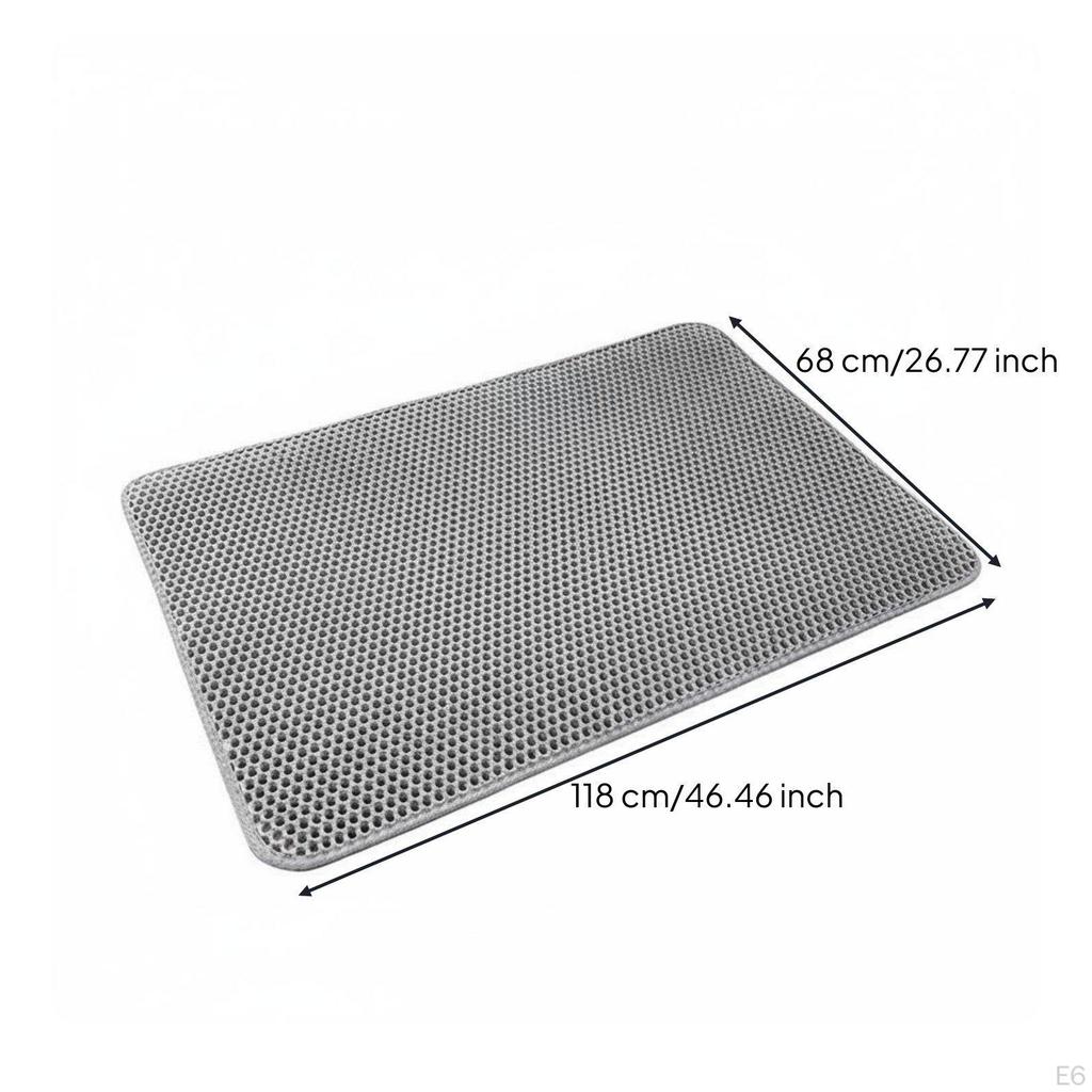 Cat Litter Mat Waterproof Resistant Trapping Easy to Clean & Washable Floor Protection M