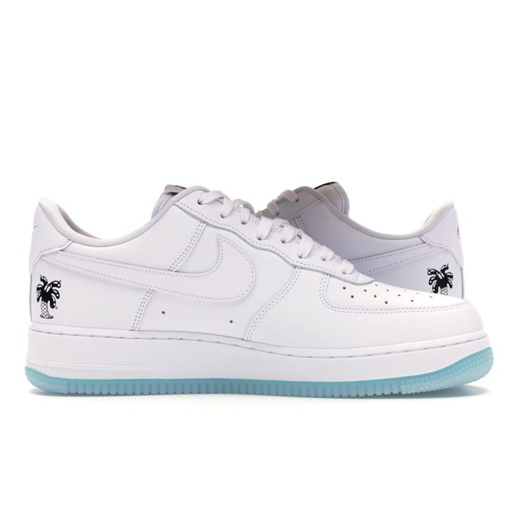 Nike Steven Harrington X Air Force 1 Low Flyleather QS Earth Day Unisex Sneakers White Black Hyper-Crimson CI5545-100