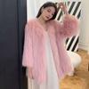 Women's clothing autumn and winter new imitation fur coat fashionable and thin long-haired imitation fox fur coat