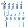Ultra-long Curved Straws 10PCS PET Straws, Reusable Creative Shapes Fun Plastic for Kids Adults Party Games Smoothies Juice Drinks Drinking