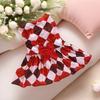 Dog Dress Clothes Valentine's Day Winter Puppy Kitten Cat Love Dress Cute Bow Pet Skirt Party Wedding Dress New Year Decorations