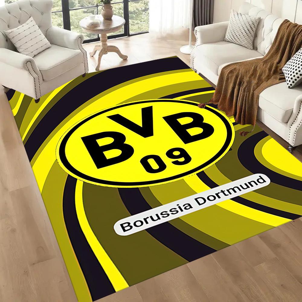Borussia Dortmund Floor Mat Design For Living Rooms Kitchen Game Room Dining Room Antislip Rug Office Home Decor Birthdaychristmas Gift