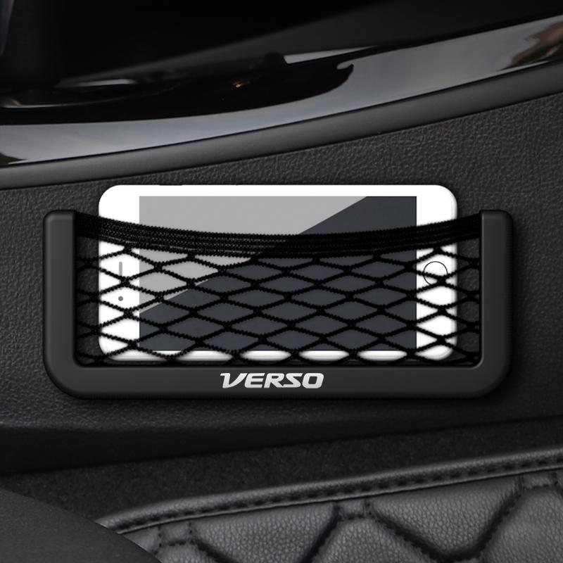 For Toyota Verso 2009 2010 2013 Car Storage Net Bag Phone Holder Pocket Organizer Accessories
