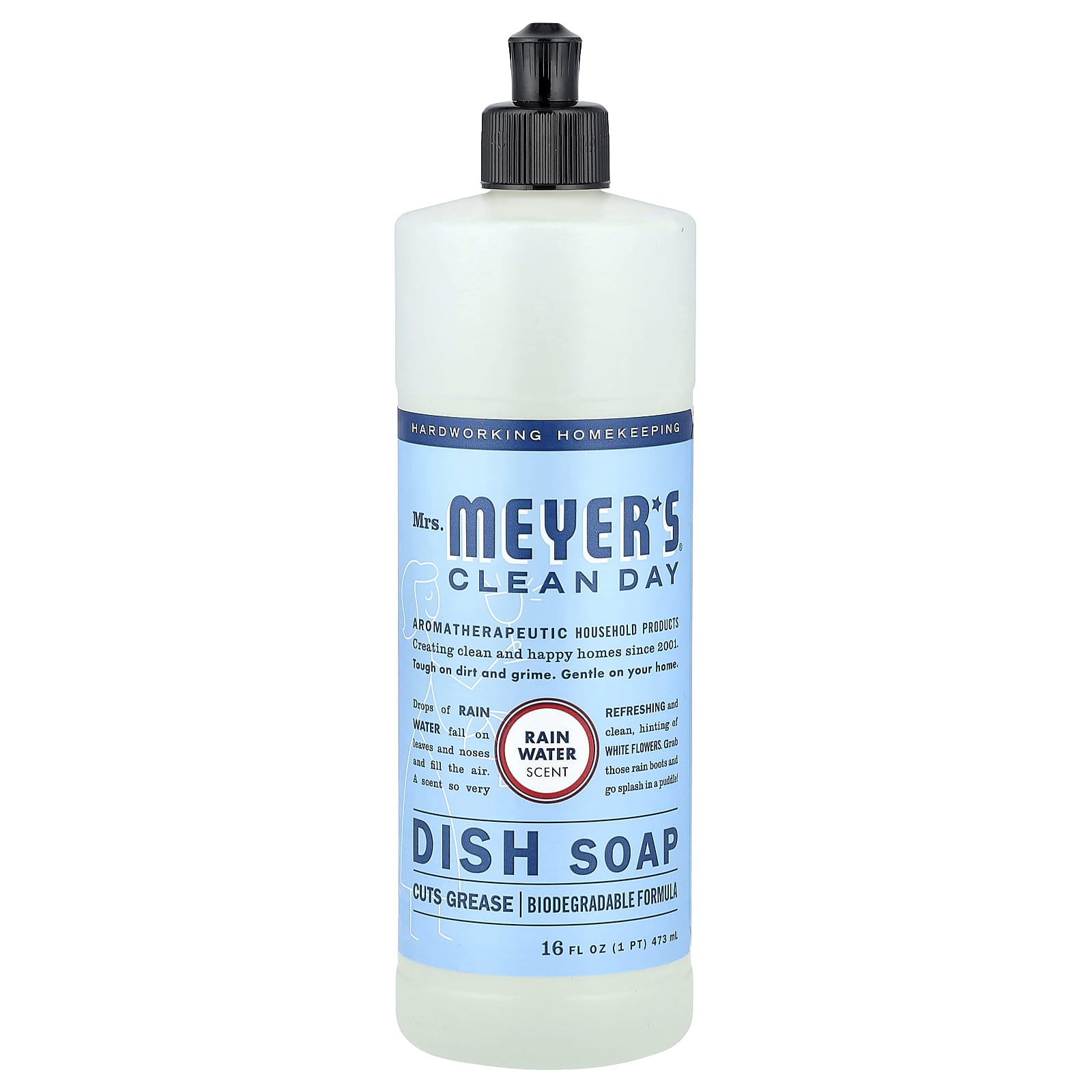 

Mrs. Meyers Clean Day, Dish Soap, Rainwater, 473Ml(16Fl Oz)
