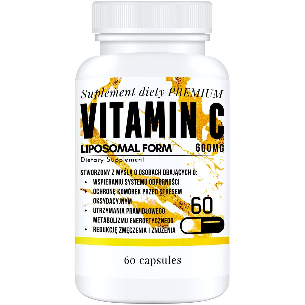 60x Liposomales Vitamin C 600mg – Antioxidans, Immununterstützung, Phosphatidylcholin