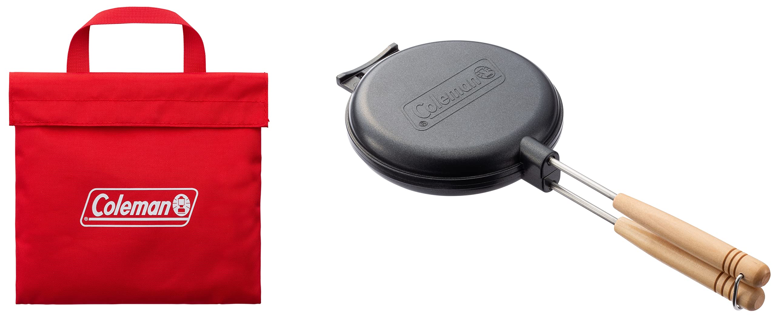 

Coleman Double Pan Cooker Frying Pan, Non-Stick, Detachable, Compact