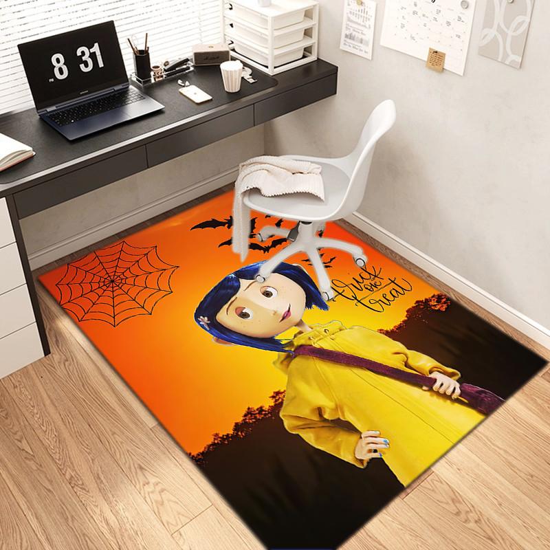 1PC Coraline Rug - home decoration Carpet For Living Room Bedroom Flooring Computer Chair Area Rug