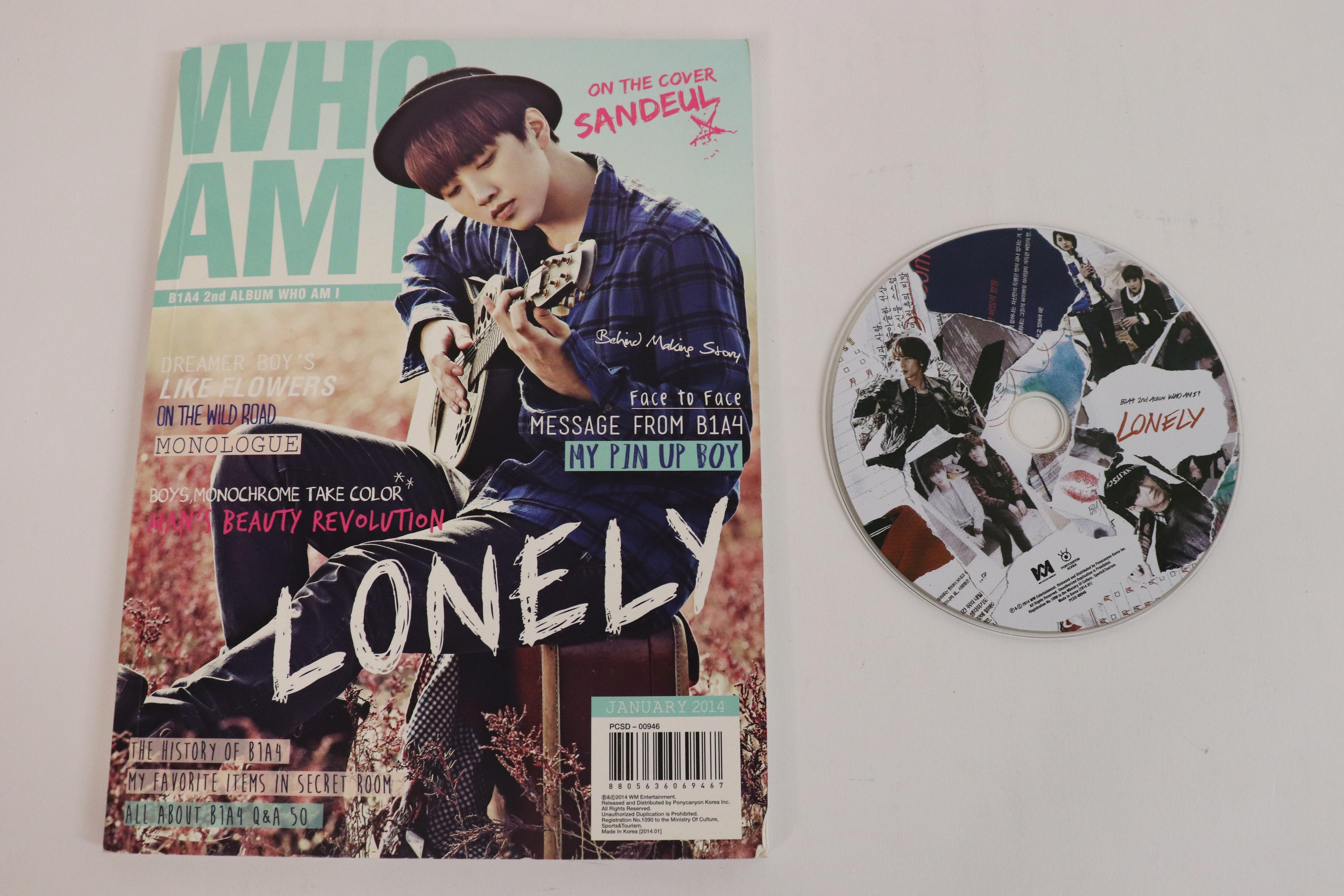 

CD B1A4 - Who Am I На обложке Sandeul PCSD00946 WMENTERTAINMENT 2014 Не из Японии Поп Б/у