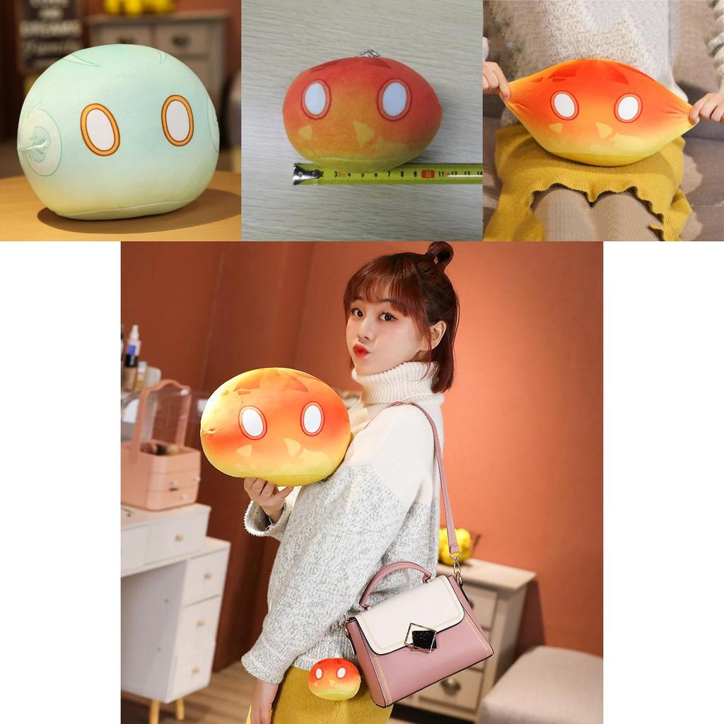 Genshin Impact Slime Theme Adorable Plush Dolls Perfect Kids Gift Cartoon Pillow