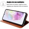 Coque de protection - Samsung - Galaxy A35 5G - Antichoc - Cuir PU - Support multi-positions