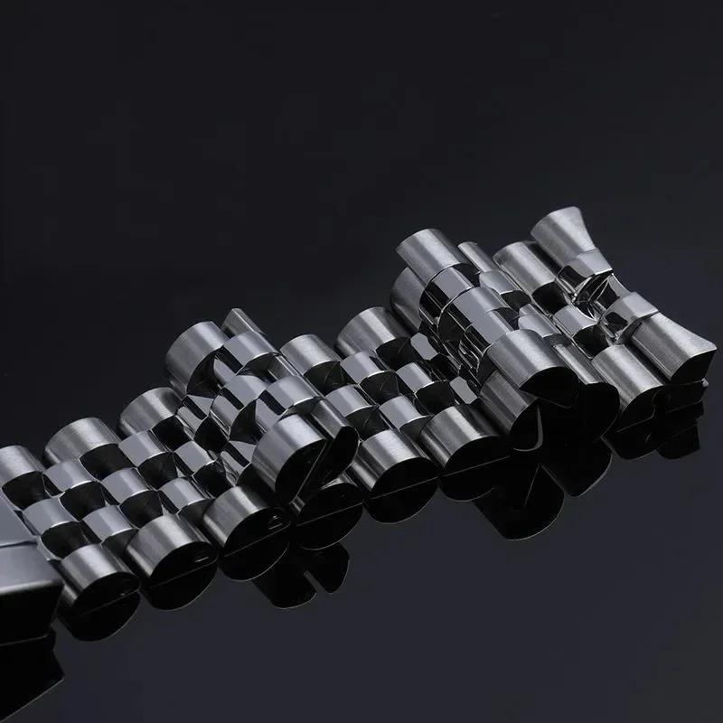 904L Jubilee Watch Band For Rolex Sub GMT Yacht Daytona Watch Strap Luxury Bracelet Mod Parts Replacement Accessories 20mm 21mm