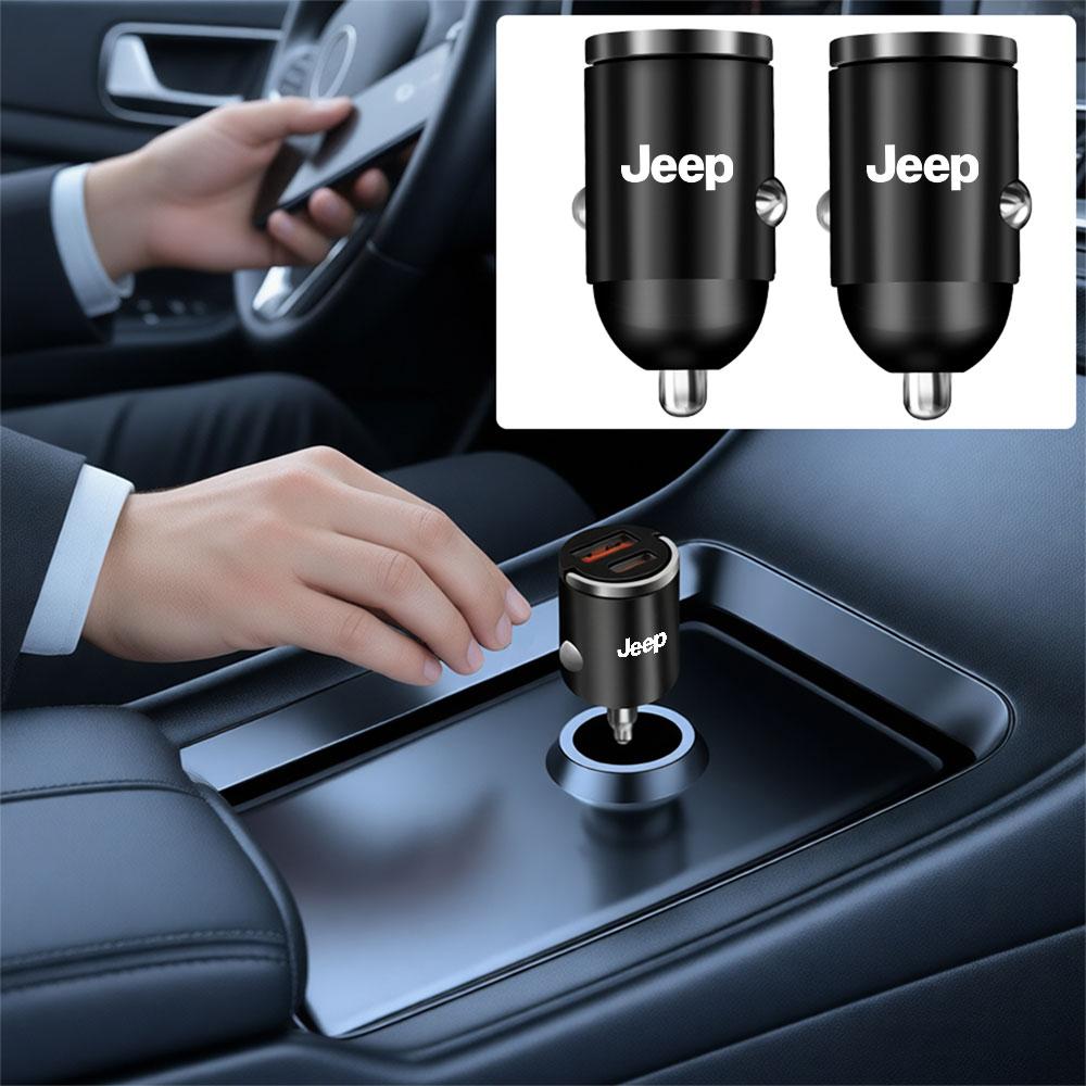 Car Charger Fast Charging Cigarette Lighter Adapter ONE-TO-TWO Charger For Jeep Grand Cherokee Wrangler Renegaed Compass Patriot ANP1
