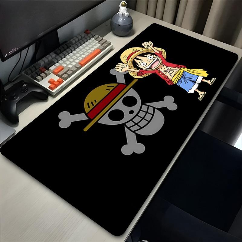 Nami and Straw Hat Pirates Jolly Roger Large Gaming Mouse Pad Waterproof Nonslip