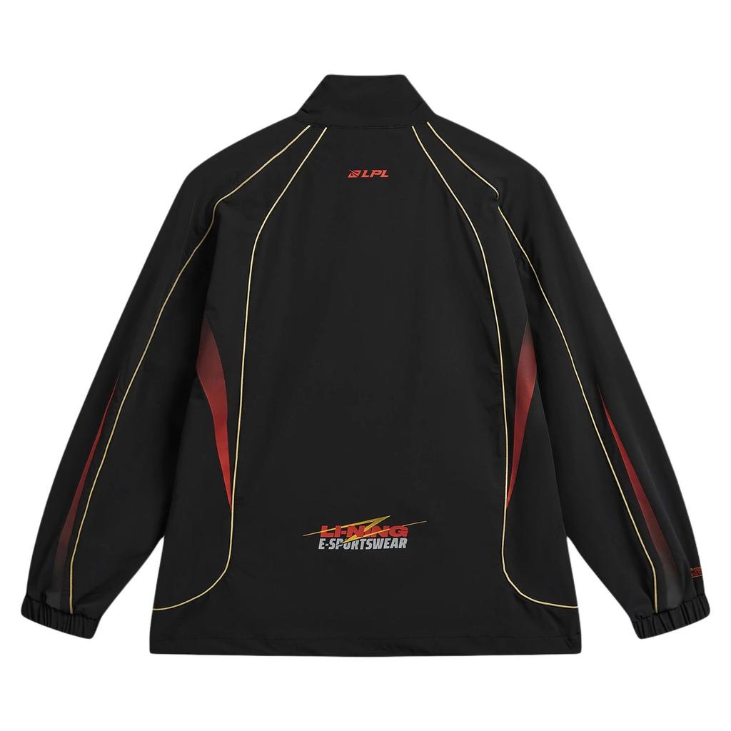 Serie Estilo de Vida Deportivo Li Ning 2026 Equipo del Equipo LPL Jersey del Equipo JDG Bloque de Color Cremallera Cuello Alto Versátil Cortavientos Casual AFDWD03-1