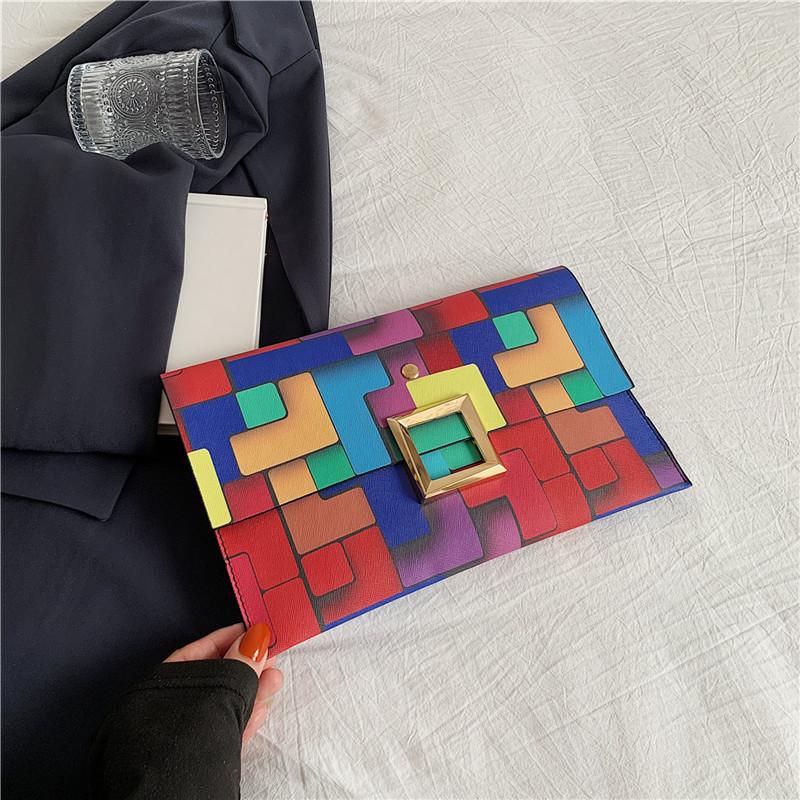 

Stylish Colorful Pu Envelope Bag For Women Perfect For Casual Summer Outfits