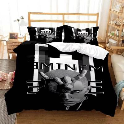 Eminem Hip -Hop Sänger 3D Printed Bedding Duvet Cover Queen Bedding Set Soft And Comfortable King Size Bedding Set