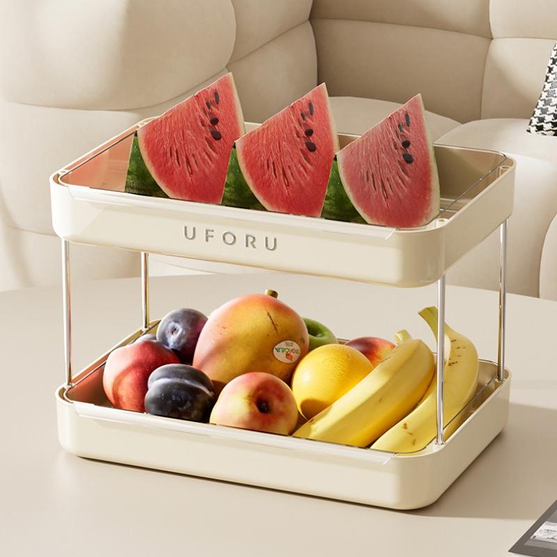 Suport pentru scurgere pentru cești de bucătărie și multifuncțional, suport pentru depozitarea ceștilor de ceai de uz casnic antic, organizator cu capacitate mare, cu strat dublu