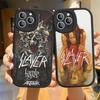 Slayer Heavy Metal Band Music Phone Cover For IPhone 11 12 13 14 15 16 Pro Max Mini Plus Soft Leather Case