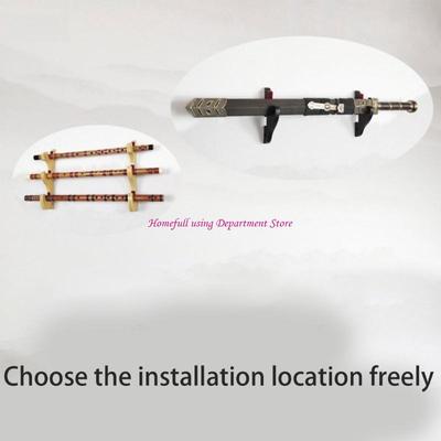 Wall Hanging Swords Holder for Offices and Galleries Swords Display Rack Living Room Weapons Exhibition Stand