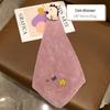 Children's Hanging Chenille Hand Towel: Thick, Absorbent, Odor-Resistant, Lint-Free, Quick-Dry.