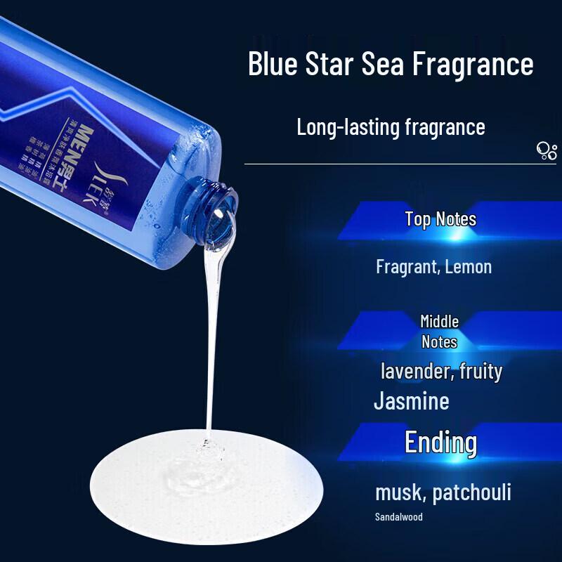 Slek Men's Refreshing Scented Body Wash 500ml