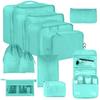 Seven-Piece Travel Storage Set: Wash Bag, Clothes, Underwear Organizer & Folding Sub-Pack