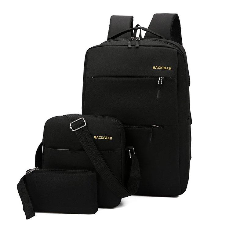 3Pcs Large Capacity Computer Bag Multifunctional Travel Backpack