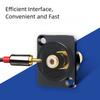 Alloy Female To Female Socket for Seamless Sound Video Connection In Home Theater Systems and Professional Setups