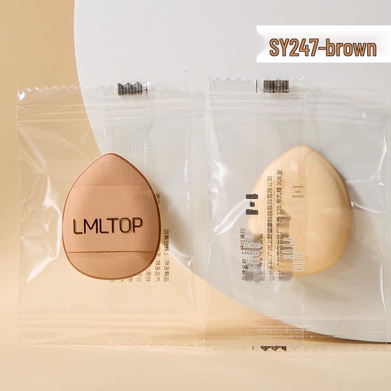 LMLTOP Mini Cushion Puff Set - 3 Water Drop and Heart Shape Blenders for Concealer and Blush (SY253)